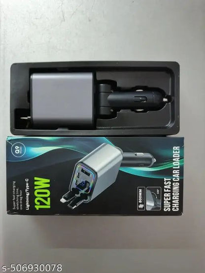 120 W Car Retractable Charger